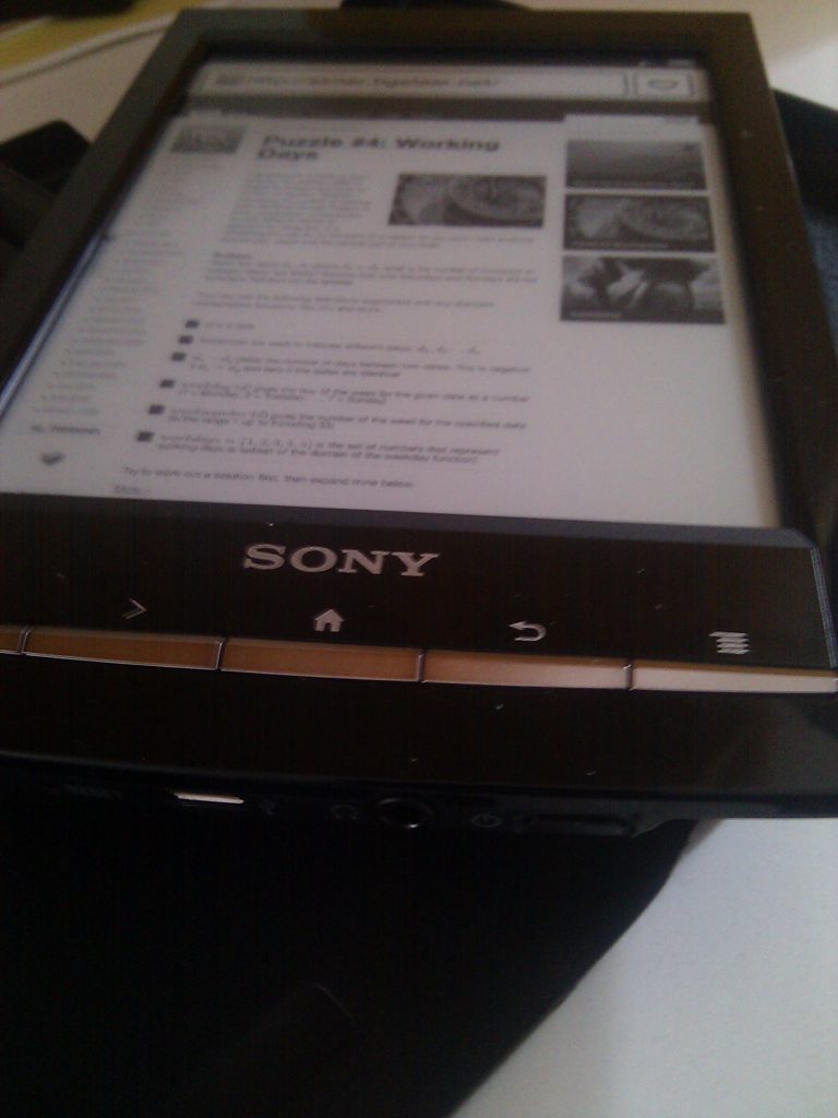 Sony Reader WiFi (PRS-T1)